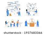 financial and business... | Shutterstock .eps vector #1937683366