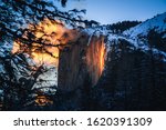 Yosemite Firefall At Sunset ...