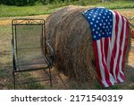 American Flag Countryside...