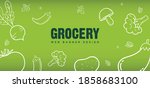 organic grocery shopping web... | Shutterstock .eps vector #1858683100