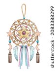 Watercolor Dreamcatcher Made Of ...