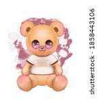 Teddy Bear In T Shirt With Baby ...