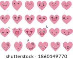 illustrations of hearts with... | Shutterstock .eps vector #1860149770