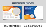 corporate business postcard.... | Shutterstock .eps vector #1858340053
