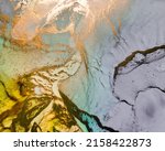 glitter water color marble.... | Shutterstock .eps vector #2158422873