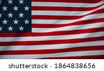 3d rendering flag of usa high... | Shutterstock . vector #1864838656