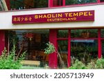 Small photo of Berlin Wilmersdorf 2022: Shaolin Temple Germany is a Buddhist temple of the Chinese order of Shaolin. The only legitimate Shaolin Temple is one of the largest Buddhist centers outside China.