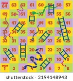 Snakes And Ladders Printable...