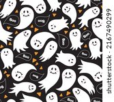 halloween pattern for printing... | Shutterstock .eps vector #2167490299