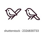little bird icon  simple...