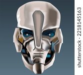Alien Android Cyborg Mask And...