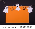colorful halloween handcraft... | Shutterstock . vector #1173720856