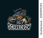 Scarecrow Mascot Logo Design...