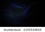 abstract vector 3d wave curve... | Shutterstock .eps vector #2155533833