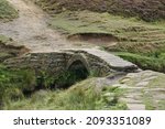 Small photo of A very old packsaddle bridge in the Debyshire Peak District