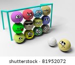 3d render of soccer match with... | Shutterstock . vector #81952072