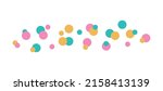 cute confetti pattern line.... | Shutterstock .eps vector #2158413139