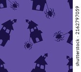 festive scary purole pattern ... | Shutterstock .eps vector #2162797059