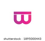 Bw Wb Letter Logo Design Vector ...