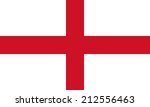 flag of england  st. george's... | Shutterstock . vector #212556463