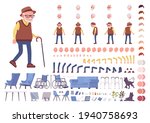 old man construction set.... | Shutterstock .eps vector #1940758693