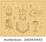 Magic Witch Symbols  Spell Book ...