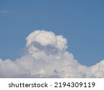 A Large White Mushroom Cloud In ...