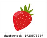 stawberry red summer fruit ... | Shutterstock .eps vector #1920575369