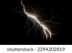 Lightning bolts isolated on...
