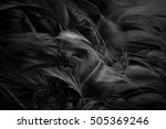 Blur Feather Wool Dark Black...