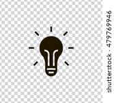 light bulb icon. light bulb... | Shutterstock .eps vector #479769946