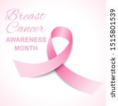 october breast cancer awareness ... | Shutterstock . vector #1515801539