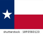 texas flag vector   editable... | Shutterstock .eps vector #1893583123