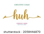 Huh Lettering Logo Is Simple ...