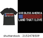 god bless america land that i... | Shutterstock .eps vector #2152478509