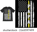 papa t shirt vector  dispatcher ... | Shutterstock .eps vector #2163597499