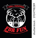 i will be hunting for fun... | Shutterstock .eps vector #1924798289