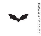 bat logo icon illustration on... | Shutterstock .eps vector #2135238559
