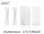 3d glossy stick sachet front... | Shutterstock .eps vector #1717190620