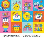 birthday greeting card with... | Shutterstock .eps vector #2104778219