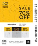 fashion sale flyer  layout... | Shutterstock .eps vector #1894655413