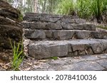 Small photo of Stone staircase at Ewen Maddock dam in Sunshine Coast, Australia