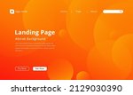 landing page template set up... | Shutterstock .eps vector #2129030390