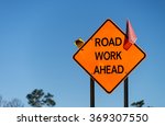 Road Work Highway Sign