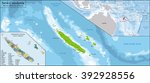 new caledonia map | Shutterstock .eps vector #392928556