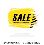 sale banner layout design | Shutterstock .eps vector #1028214829