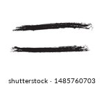 horizontal brush stroke stripes ... | Shutterstock .eps vector #1485760703