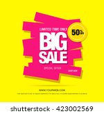 bright vector sale banner | Shutterstock .eps vector #423002569
