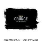 black vector grunge background | Shutterstock .eps vector #701194783