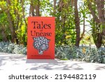 Small photo of Setif, Algeria - August 24, 2022: Close-up of Arthur Conan Doyle's Tales of Unease in The Garden.